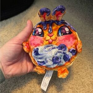 Cute Dessert Waffle Plush Stuffed Animal Colorful Kawaii Soft Toy